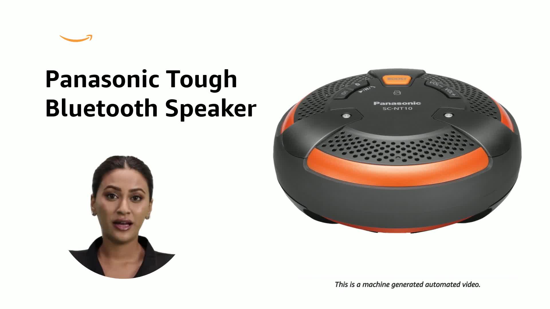 Panasonic SC-NT10-D TOUGH BlueTooth Portable Wireless